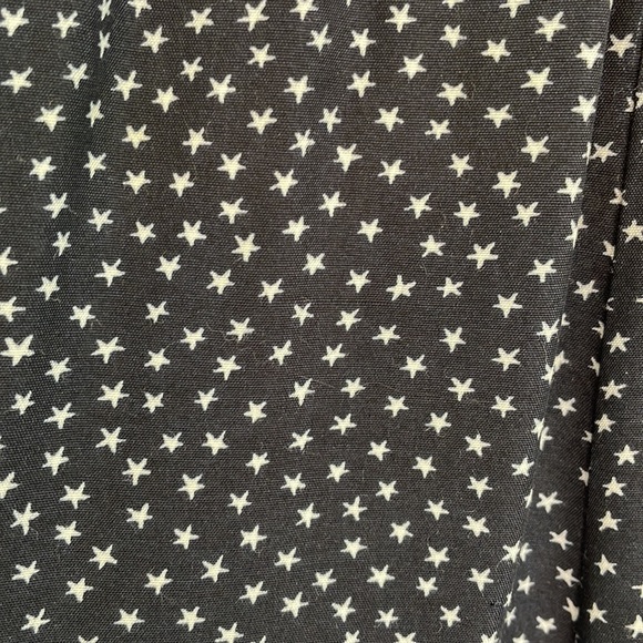 Esprit A-line Full Skirt, Navy Blue with Stars, Size Medium - Picture 2 of 6